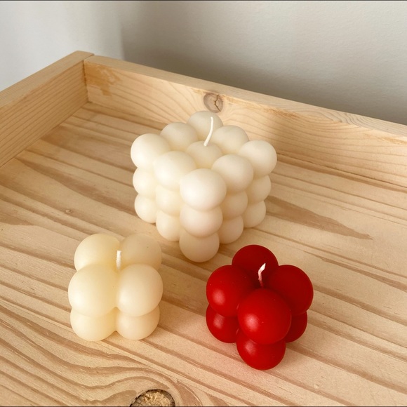 Bubble Cube Candle - Mini - Picture 4 of 4